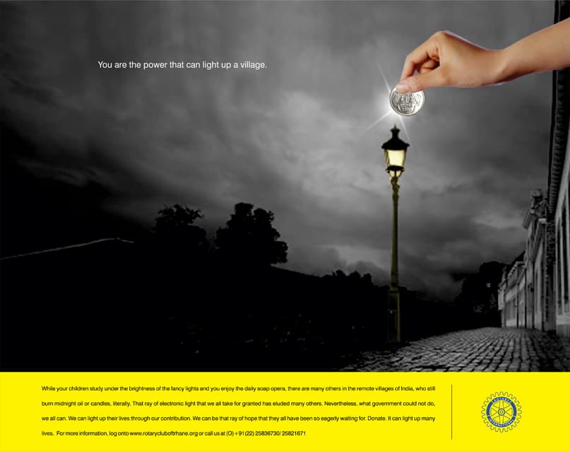 Rotary Club Thane — advertising piece