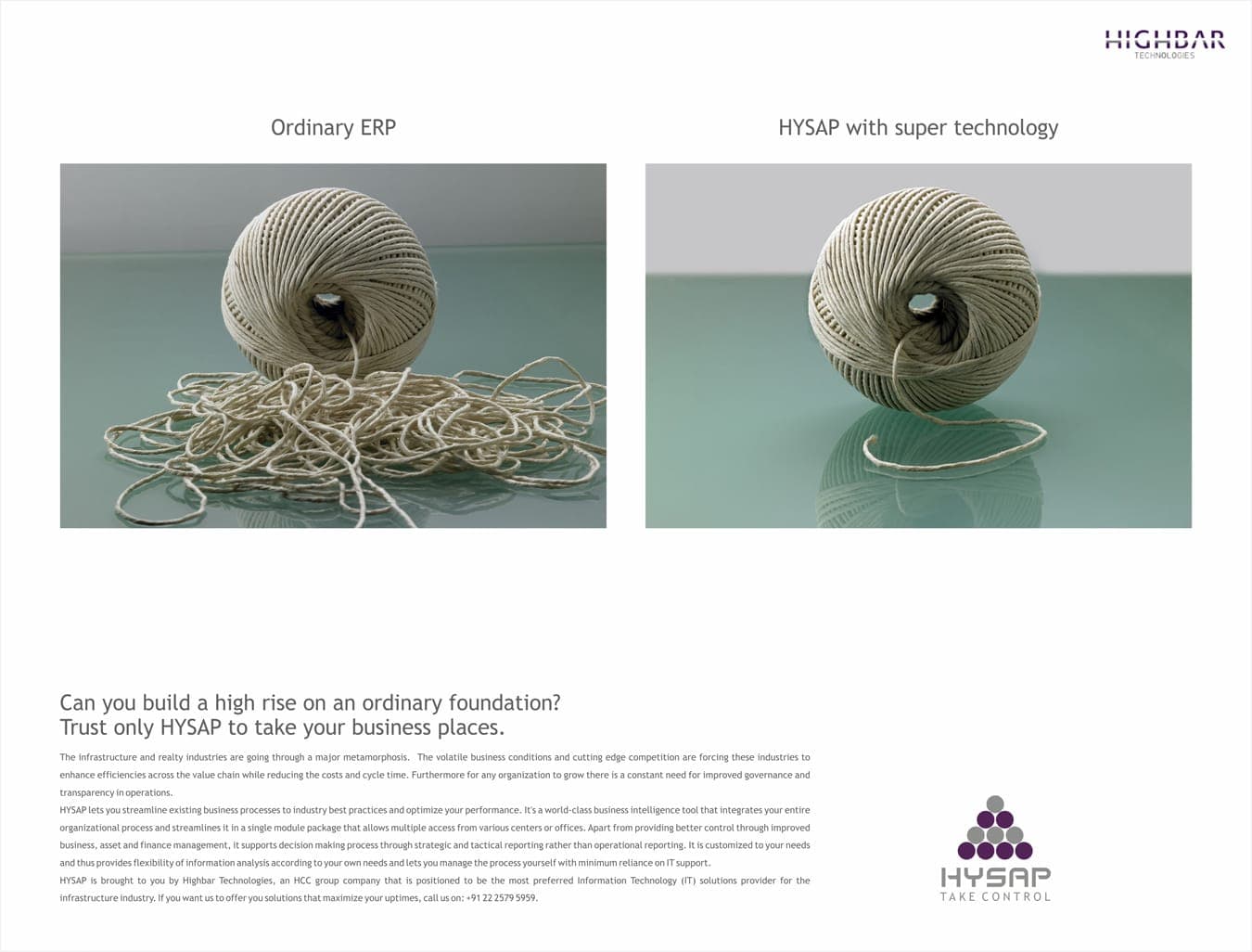 Highbar — advertising piece