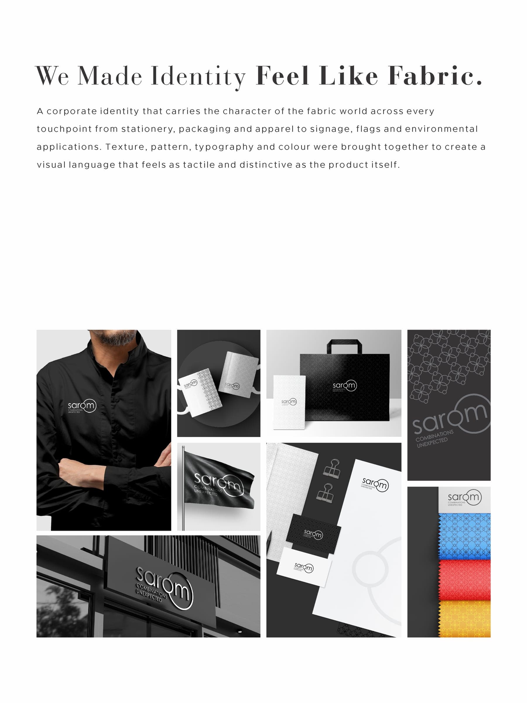Sarom — advertising piece