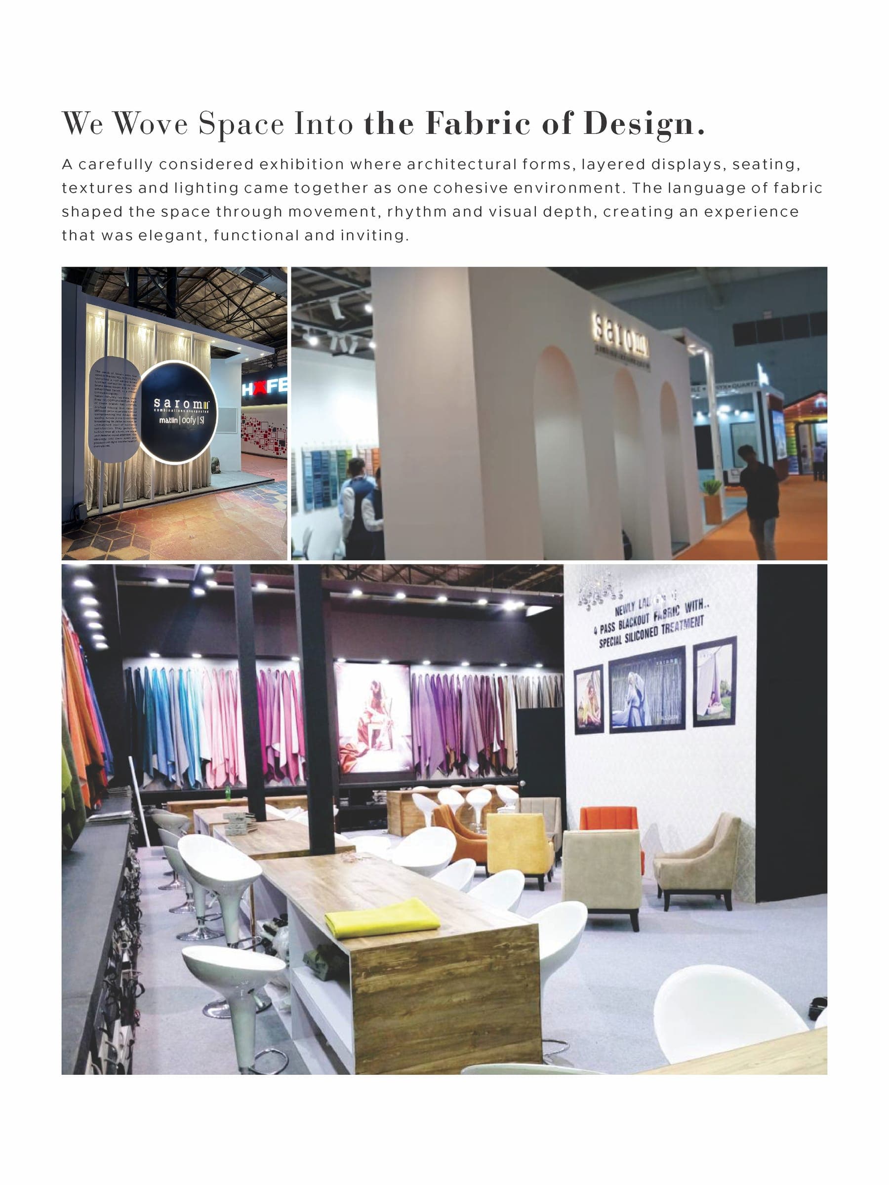 Sarom — spatial design work