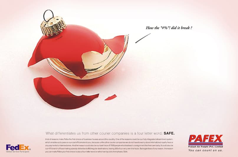 FedEx — foundation piece
