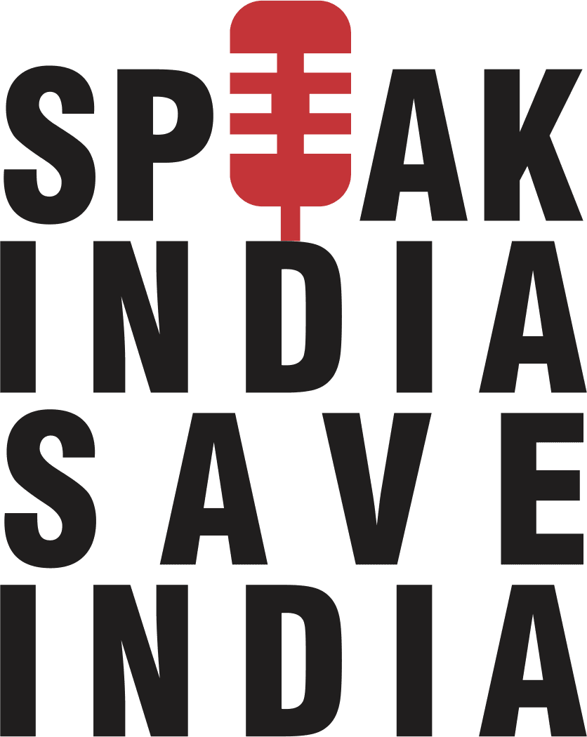 Speak India. Save India.
